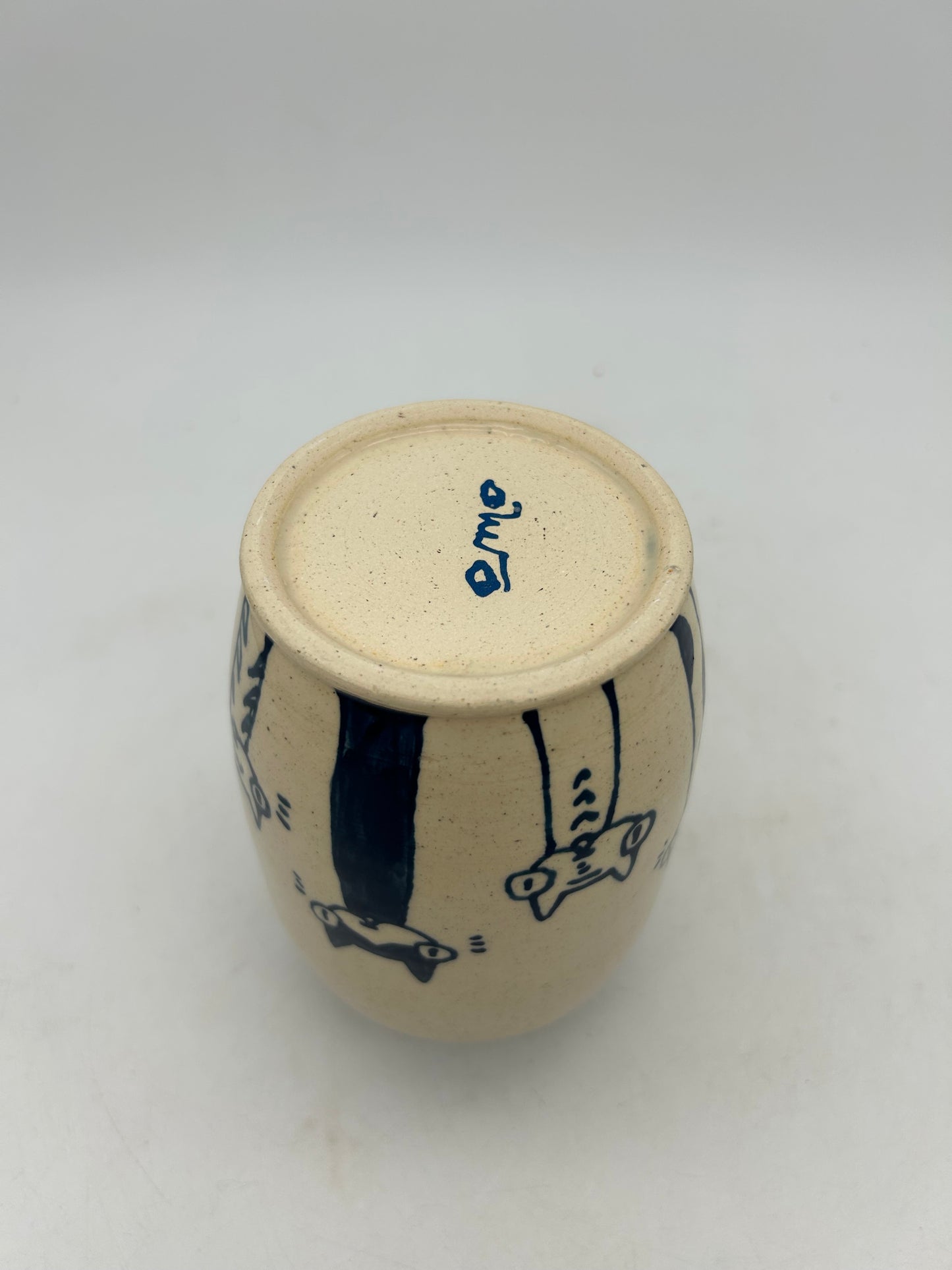 Carousel Cat Vase