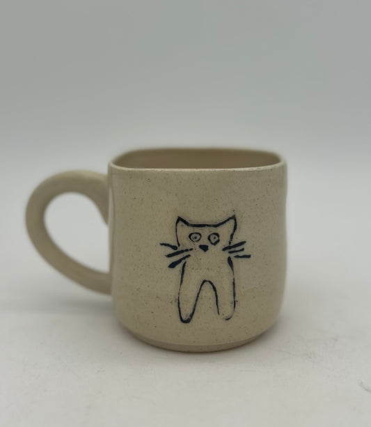 Square Cat Mug